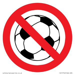 P909 Prohibition: No ball games